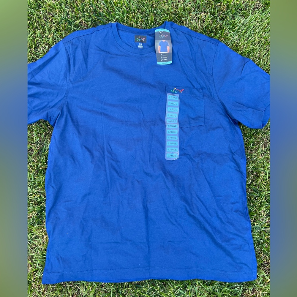 Blue Cotton T-Shirt